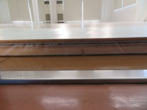 ココシゴトのレンタルスタジオはクッション性のある床を施工